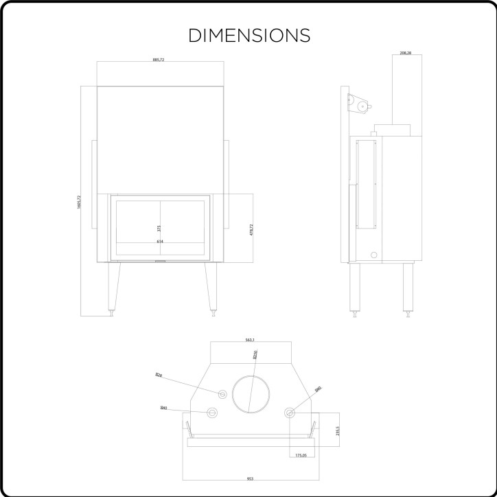 copy of Insert cheminée à bois AUVYS 10 kW