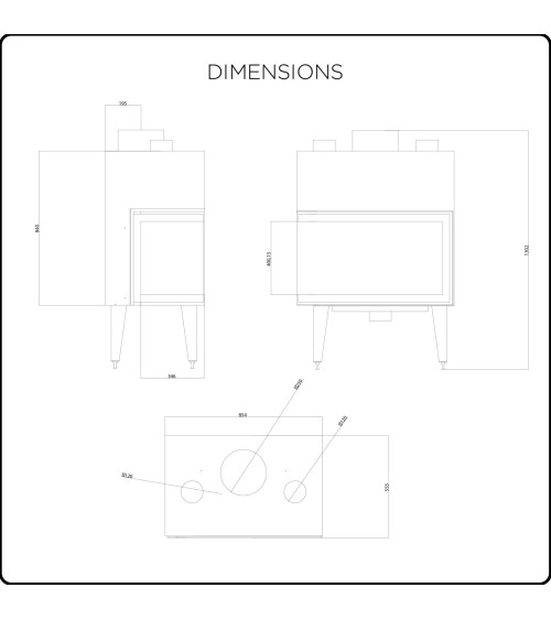 copy of Insert cheminée à bois AUVYS 10 kW