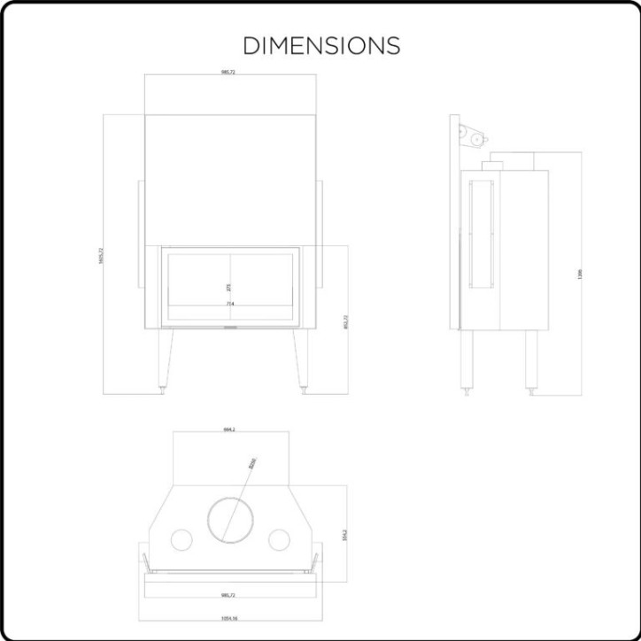 copy of Insert cheminée à bois AUVYS 10 kW