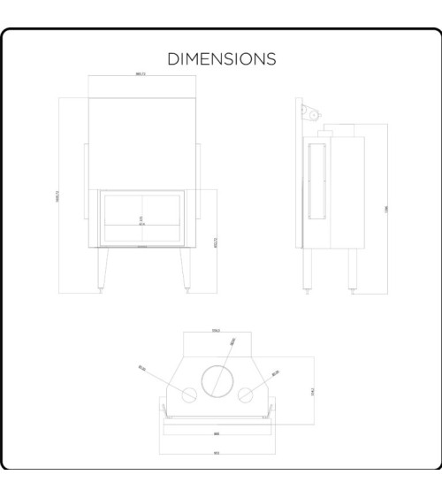 copy of Insert cheminée à bois AUVYS 10 kW