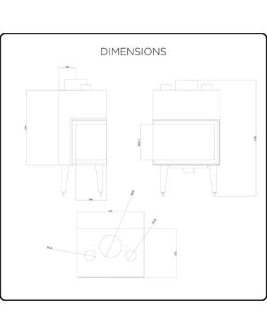 copy of Insert cheminée à bois AUVYS 10 kW
