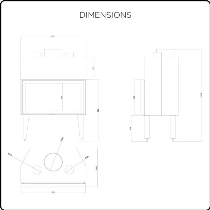copy of Insert cheminée à bois AUVYS 10 kW