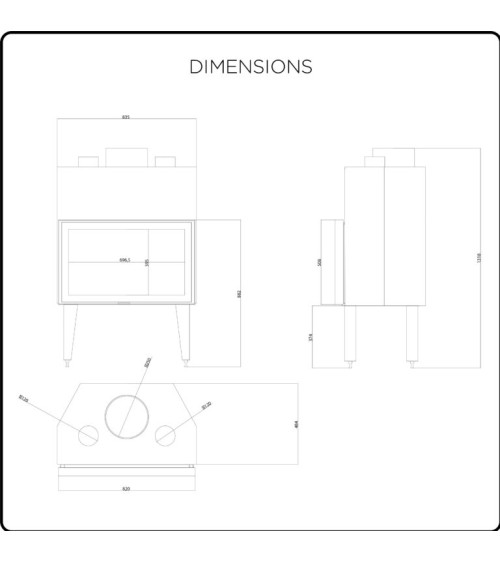 copy of Insert cheminée à bois AUVYS 10 kW