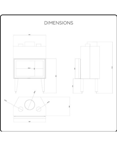 copy of Insert cheminée à bois AUVYS 10 kW