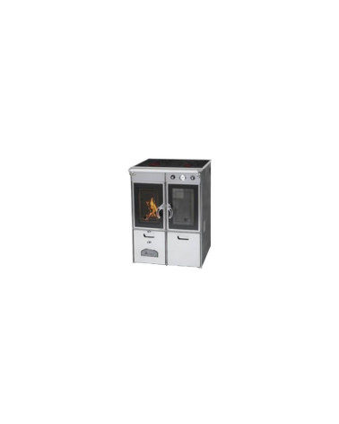 Cocina de lena inoxidable - 6kW