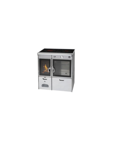 Cuisinière Chauffante à Bois avec Four - 17,4kW