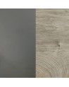 Buffet 3 portes 150 x 41 x 76 cm chêne Alaska-gris anthracite