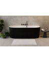 Baignoire LEYA noir et blanc  - 150x75cm