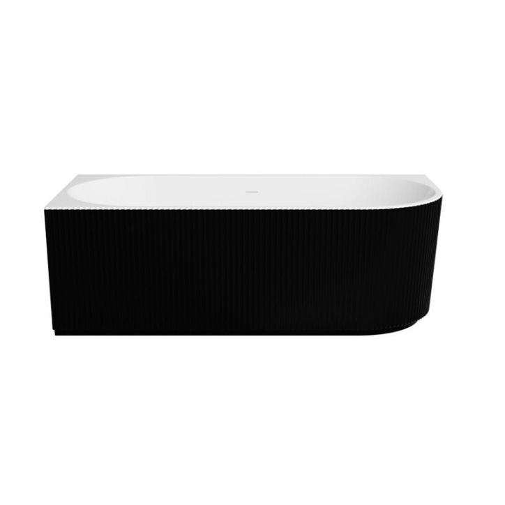 Baignoire Denaya noir et blanc - 150x75cm