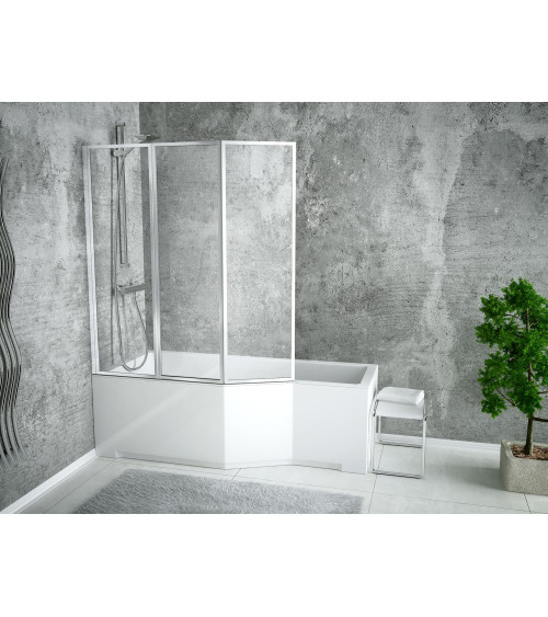 Biombo de banho Catrix de 2 painéis - Biombos de casa de banho - Decoração de casa de banho