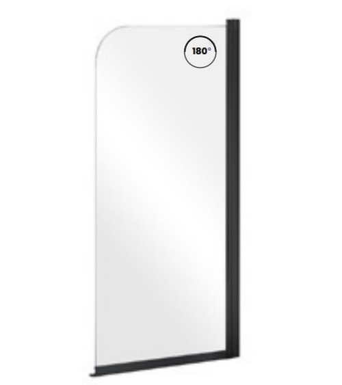 Parapetto per Vasca Prime Black 1 70x140cm