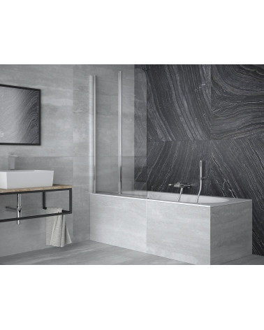 Catrix 2-panel bath screen - Kylpyhuoneen näytöt - Kylpyhuoneen sisustus