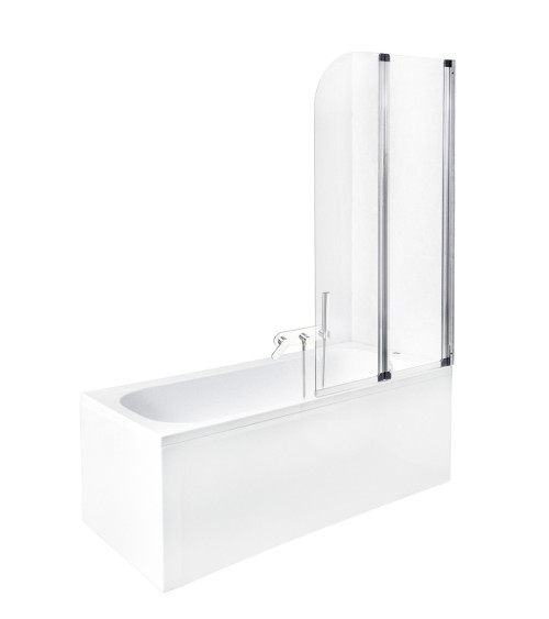 Pare baignoire catrix 2volets- Pare baignoire salle de bain - Décoration salle de bain