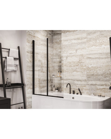 Panel de Bañera Prime black 2 90x140cm