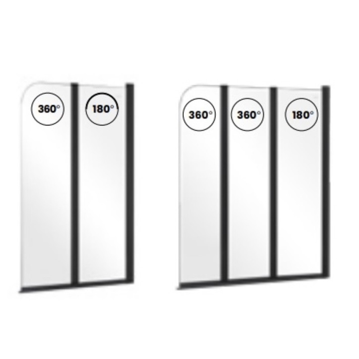 copy of CATRIX II badscherm - 2 panelen 80,5x140 cm copy of CATRIX II badscherm - 2 panelen 80,5x140 cm