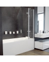 copy of Pare baignoire CATRIX II - 2 volets 80,5x140 cm