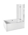Pare-baignoire Prestigio 80x150cm