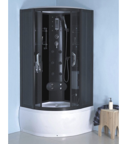 Cabine de douche hydromassante 100cm - Bulleo