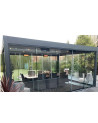 Pergola vetrata Ali - 4x3m in alluminio