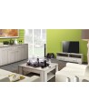 Table basse et meuble tv IZYR gris cérusé