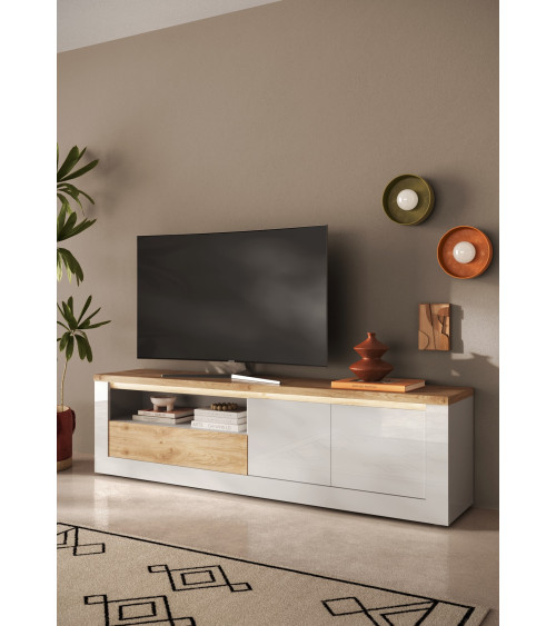 Ensemble meuble TV corte II.noir - Décoration séjour
