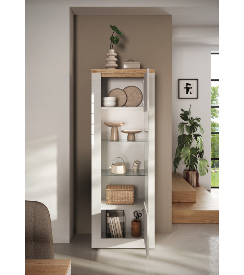 Vitrina 1 puerta 71 cm - ISCHIA
