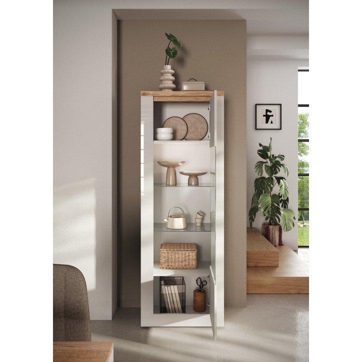 Vitrina 1 puerta 71 cm - ISCHIA