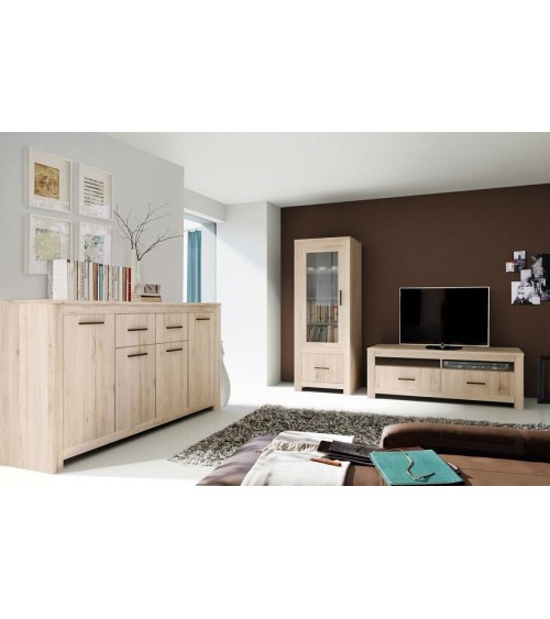 Vitrine 60*201cm  NEVADA SAND chêne