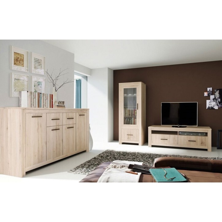 Vitrine 60*201cm  NEVADA SAND chêne