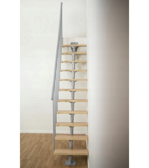 Escalier Dallas - Hauteur à franchir 209cm à 275cm, Lx69cm