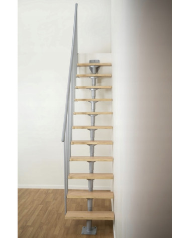 Escalier Dallas - Hauteur à franchir 209cm à 275cm, Lx69cm