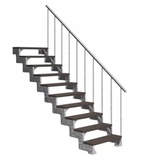 Scala gardentop - Altezza da superare 180cm à 220cm, Lx80 cm, Hx220cm