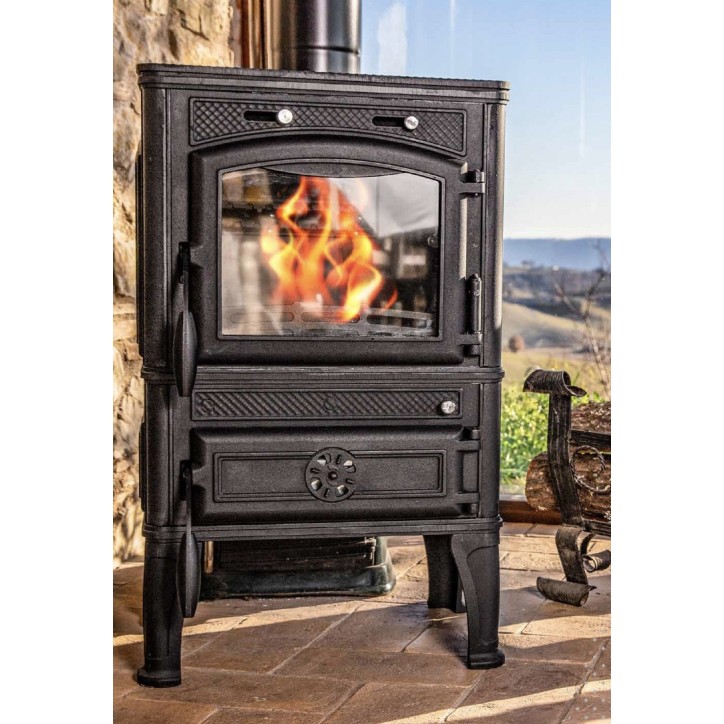 Estufa de leña LAVA - 12,5 kW