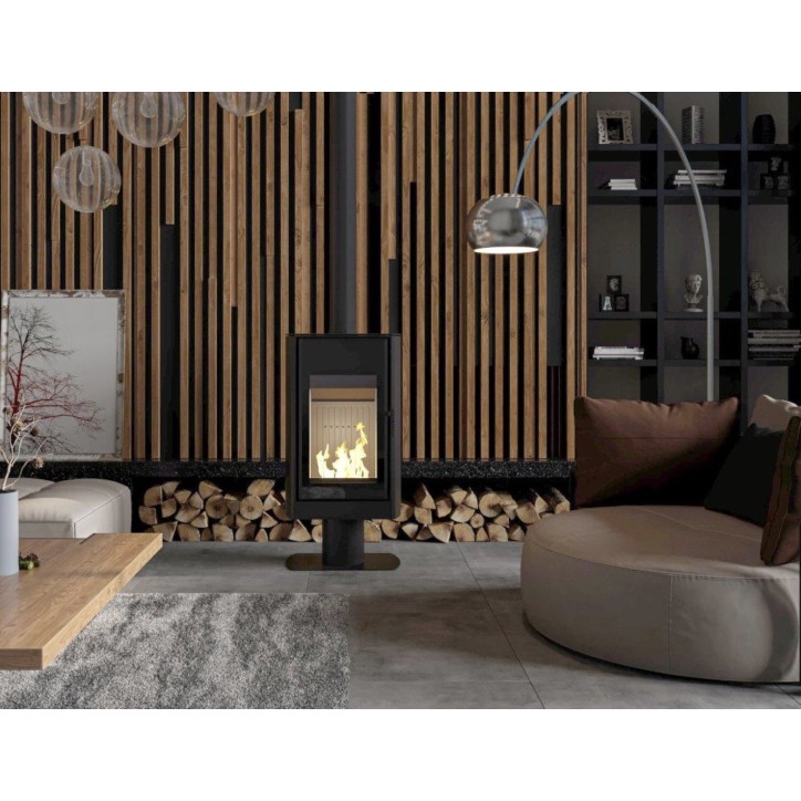 Chimenea de leña Rectan F1 - 7kw