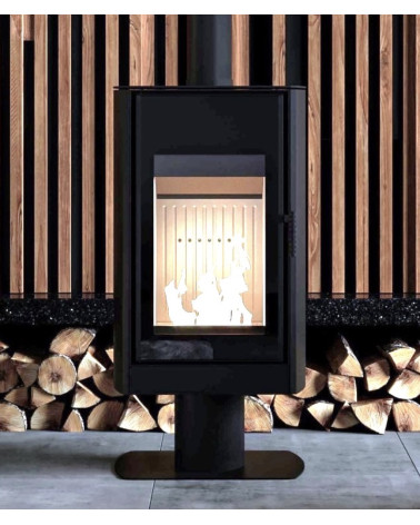 Poêle à bois Rectan F1- 7kw