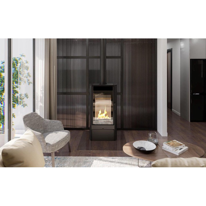 Stufa a legna Rectan F3 - 7 kW