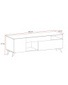 copy of Buffet EVEREST 206 cm Lave, argile et bois