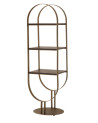 copy of Bibliothèque 4 étagères + 2 portes 94 x 35 x 181 cm blanc artik-blanc poli