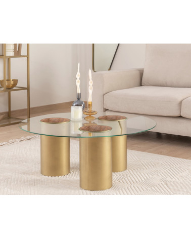 Table basse Lany 90x90x35cm
