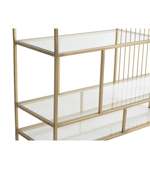Estante 4 prateleiras + 2 portas 94 x 35 x 181 cm artik branco-branco polido