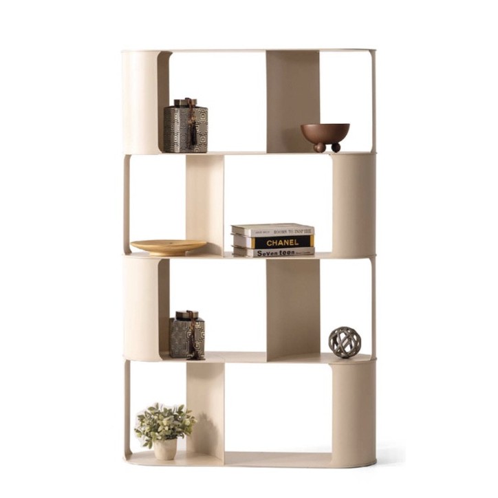 copy of Estante 4 prateleiras + 2 portas 94 x 35 x 181 cm artik branco-branco polido