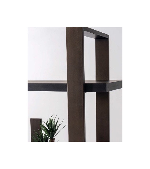 Boekenkast 4 planken + 2 deuren 94 x 35 x 181 cm artik wit-gepolijst wit