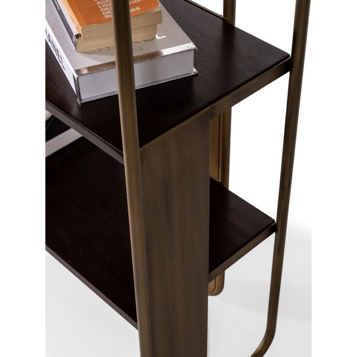 copy of Boekenkast 4 planken + 2 deuren 94 x 35 x 181 cm artik wit-gepolijst wit