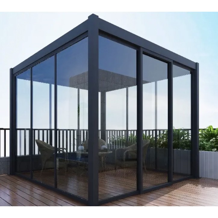 Pérgola/varanda Alexia 4x4 m em alumínio