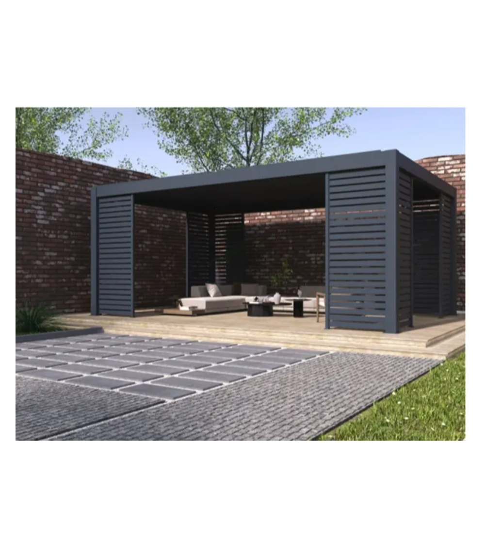 Pergola Victoire I 4x3m en aluminium avec Persiennes