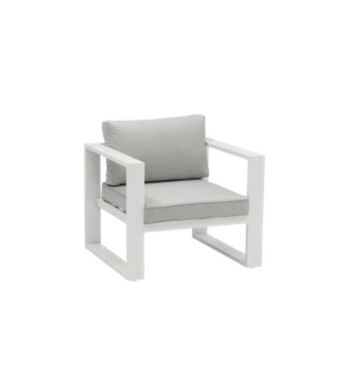 Salon de jardin - Niland Blanc
