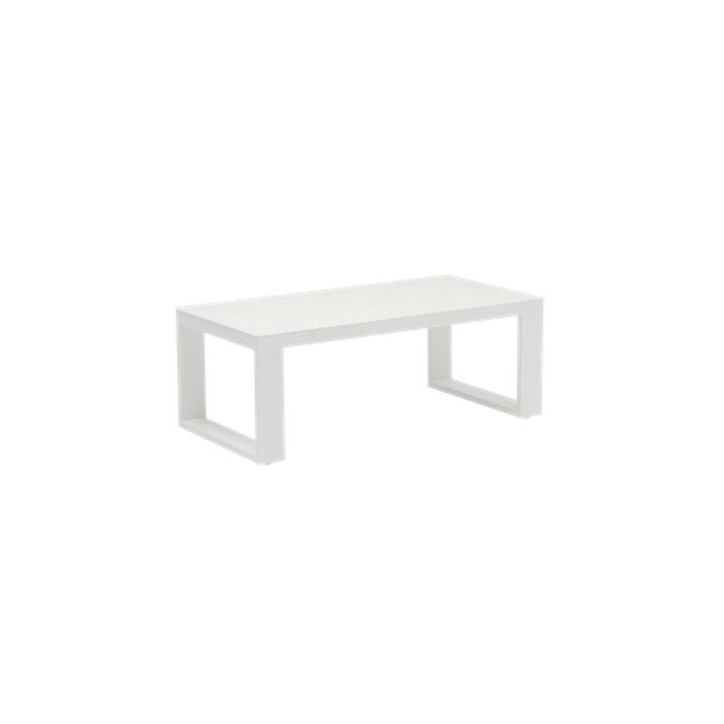 Salon de jardin d’angle - Niland Blanc