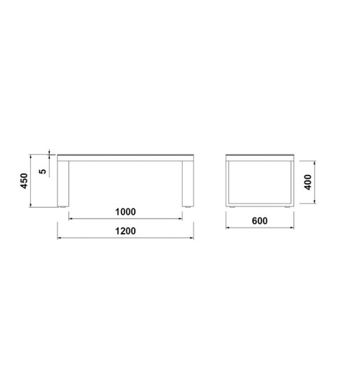 copy of Conjunto de móveis de jardim São Bartolomeu Madeira Crudo e Iroko