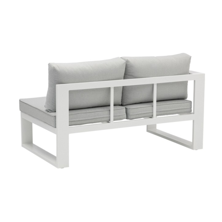 Salon de jardin d’angle - Niland Blanc