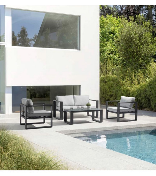 Salon de jardin - Niland Noir
